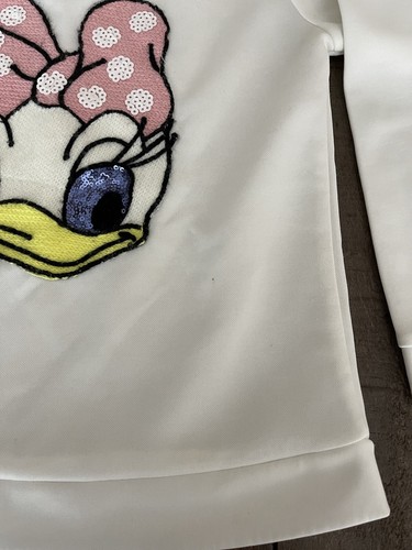 daisy duck bling sweater and pink skirt size 5 outfit - Picture 10 of 11