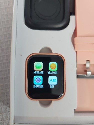 Reloj Inteligente Fitness Tracker Pantalla Táctil Peakfun Rosa - Imagen 3 de 7