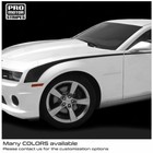 Chevrolet Camaro 2010-2015 Side Hockey Throwback Stripes Decals (Choose Color)