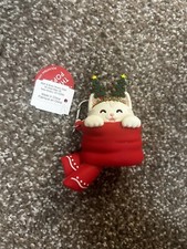Bath  Body Works  POCKETBAC HOLDER  KEYCHAIN  POP UP KITTY CAT  CHRISTMAS