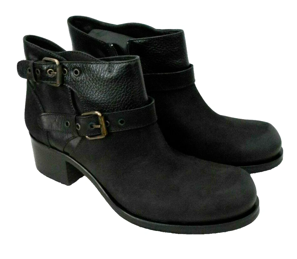 Alexander McQueen stivaletti donna neri nabuk pelle EUR 41 UK 8