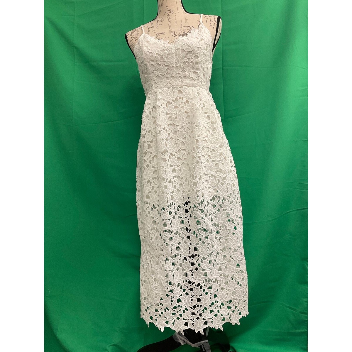 knee length dresses for ladies Floral Lace Midi Dress main image 1