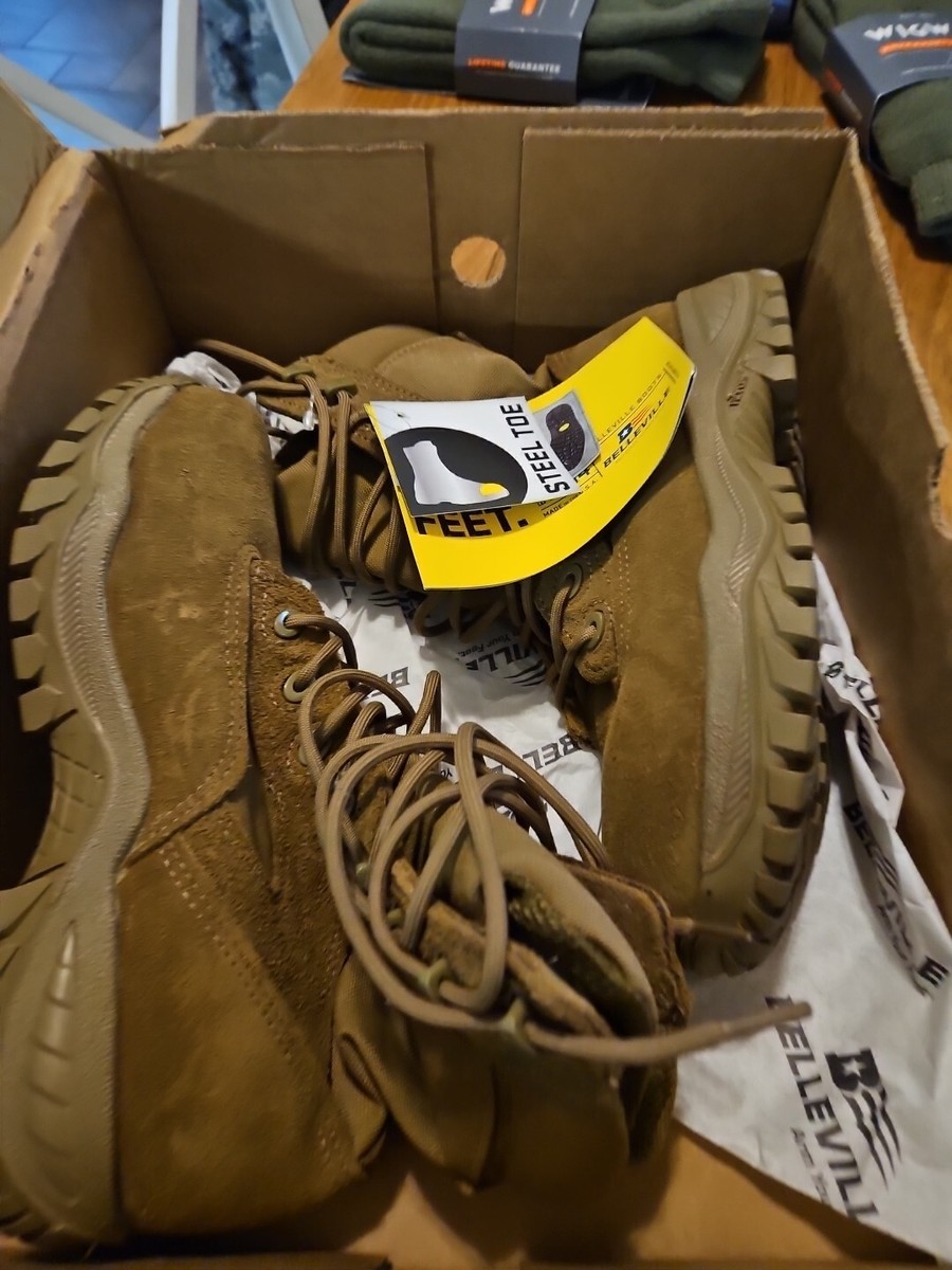 Belleville C312ST Hot Weather Steel Toe Tactical Boot  Mens 11.5 Coyote Military Belleville Boots Men main image 4