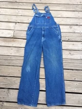 Ralph Lauren CHAPS 90's Denim Bibs Overalls Loose fit XL