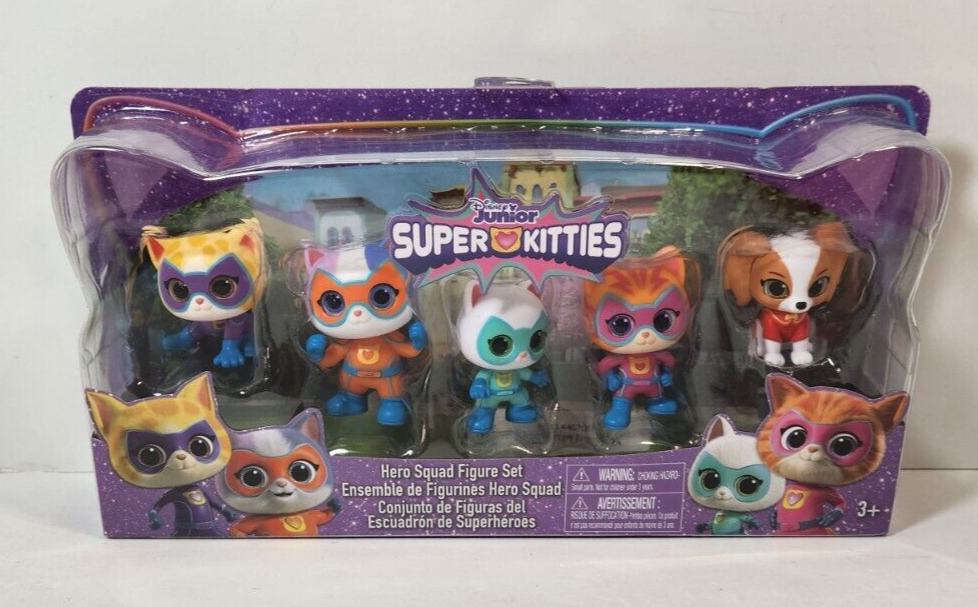 SUPER KITTIES HERO SQUAD FIGURE SET Ginny Sparks Bitzy Mr