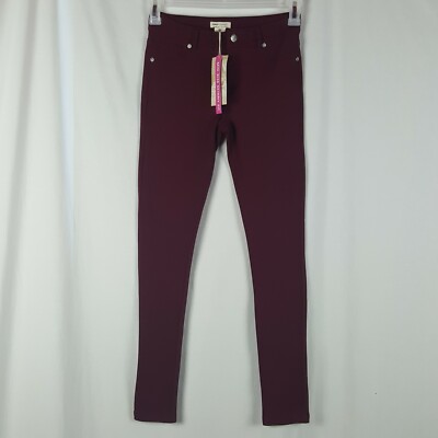 Ashley Classics By 26 International Mid Rise Skinny Fit Jegging Medium Pants Red