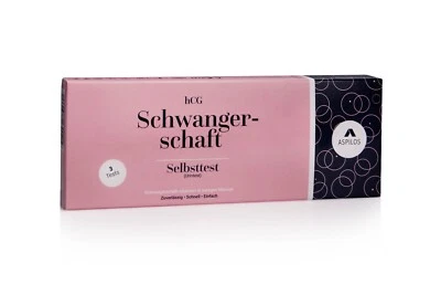 ASPILOS Schwangerschaftstest hCG (3 Stück) für zu Hause