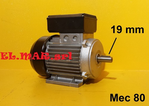 Motore Elettrico Monofase B3 CON PIEDINI giri 2800 1400 900 rpm poli 2 4 6 230 V - Photo 16/56