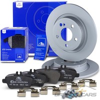 ATE Bremsscheiben +Ceramic BelÄGe Hinten FÜR Mercedes A-KLASSE B-KLASSE CLA GLA