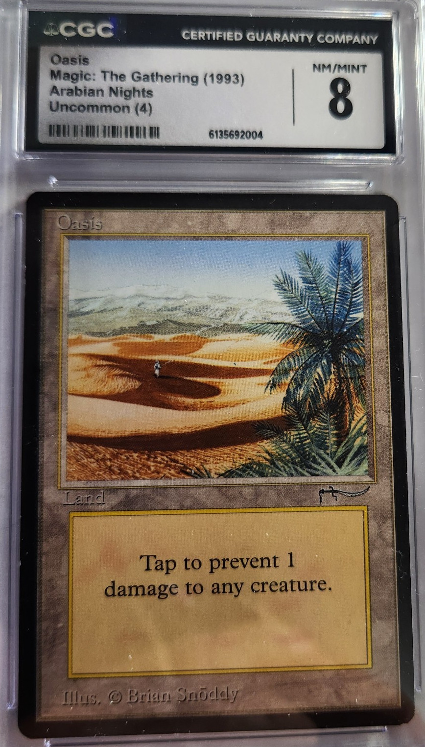 MTG - 1993 - Arabian Nights - Oasis - CGC 8.0