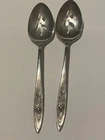 Oneida Community MY ROSE Stainless Slotted Serving Spoon Set Of 2