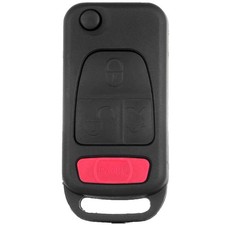 Black Remote Key Fob Shell Case For 1998-2000 Mercedes-benz C230 Ml320 Ml430