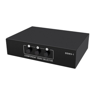 Professional Audios Video Selector 3Inputs 1Output AV Switcher 1280x720P