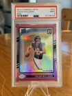 Panini 2024 Donruss Optic Rated Rookie Caleb Williams Pink Prizm #201 PSA 9