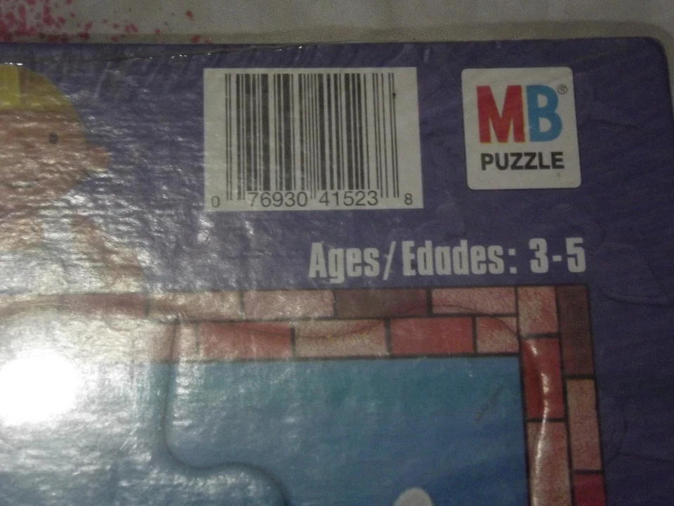NEW 2001 HASBRO MADE IN USA MB PUZZLE BOB THE BUILDER 25 PC JIGSAW PUZZLE - Image 3 of 3