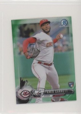 2017 Bowman Chrome Minis Base Rookies Green Refractor 61/99 Amir Garrett RC 0m8