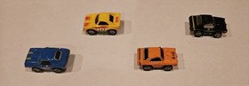 Lot of 4 Muscle Cars Micro Machines  Galoob Vintage Chrysler-GTO- Plymouth 