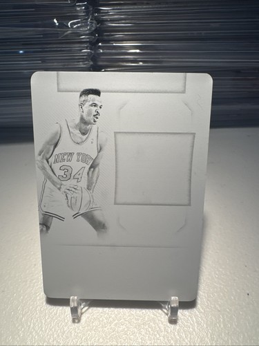 2017-18 National Treasures Charles Oakley Colossal Logoman Printing Plate 1/1