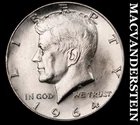 1964-D Silver Kennedy Half Dollar - Choice Gem Brilliant Unc  Lustrous  #K3115