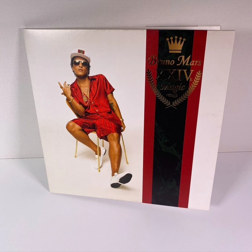 Bruno Mars XXIVk 24k Magic 2016 Atlantic Records Gatefold 33 Vinyl LP - Image 2 of 4