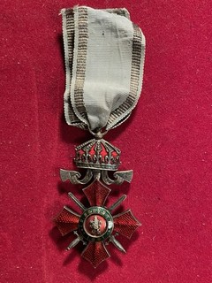 Bulgarien: Militärverdienstorden Ritterkreuz mit Krone V. Klasse