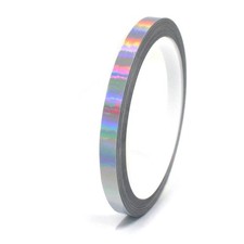 10M 7mm Silver Hologram Decorative Self-Adhesive Strip for Car Motorcycle