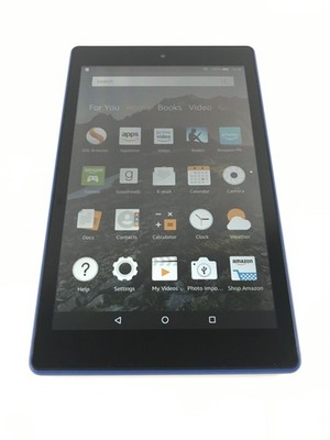 Amazon Kindle Fire HD 8 (8th Gen) - 16 GB, Wi-Fi, 8in - Tablet - Blue
