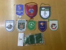 Lotto Stock Gagliardetti Basket Basketball Euroleague Pennants Pao Cska Cibona A