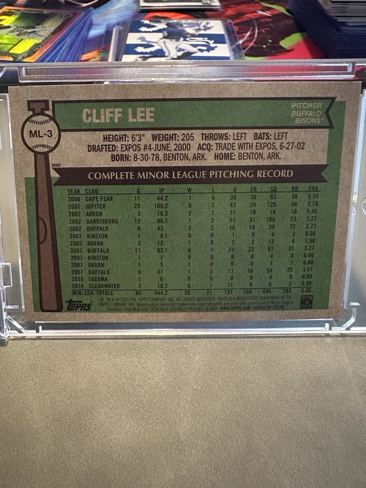 2011 Topps Chrome - Cliff Lee #40 naranja refractor bajo número de serie 02/25 Foto 2 de 2