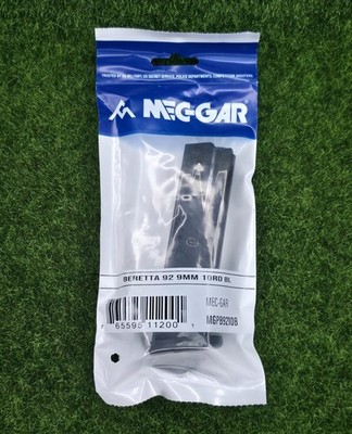 Mec-Gar Beretta 92FS 92G 92X / M9 10-Round 9mm Magazine, Blued - MGPB9210B