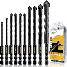 Concrete Drill Bit Set - Masonry Drill Bit, Professional Masonry Drill Bit Set (