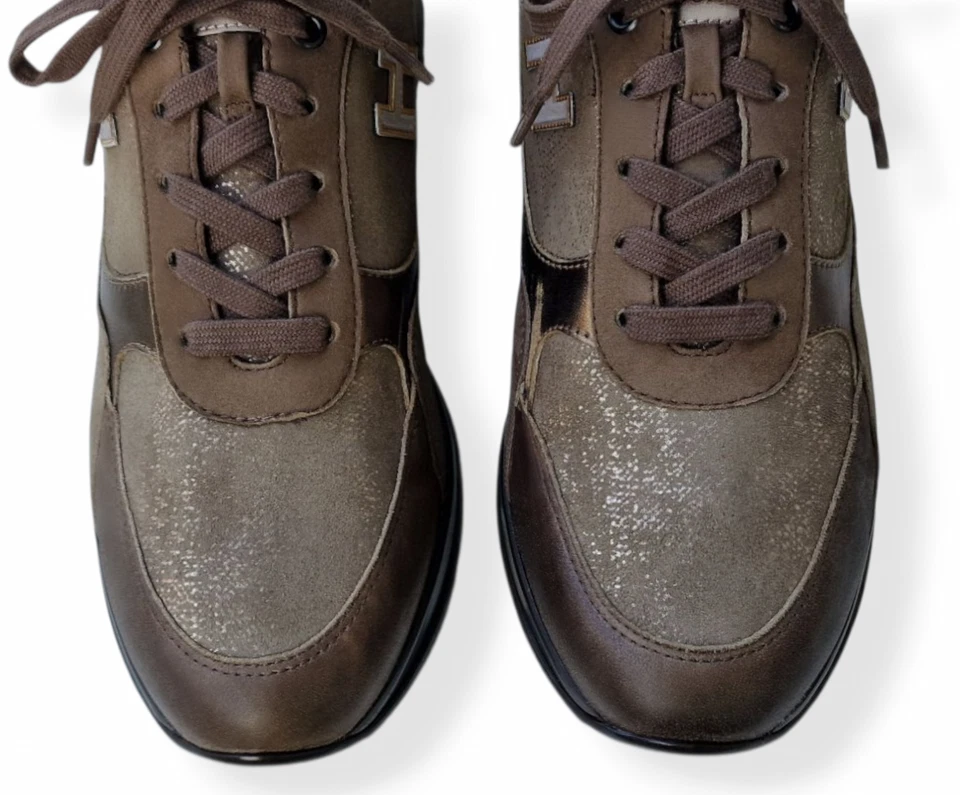 HOGAN Damen Halbschuhe Schuhe-Gr. 40,5 - Freizeitschuhe - Lederschuhe - Sneaker - Bild 3 von 4