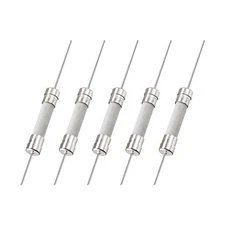 0.23" x 1.25" Fast Blow Fuse Ceramic Fuses 250V F15A Lead Wire,10 Pcs