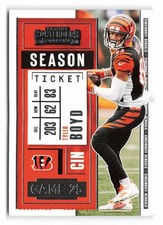 2020 Panini Contenders #86 Tyler Boyd Cincinnati Bengals