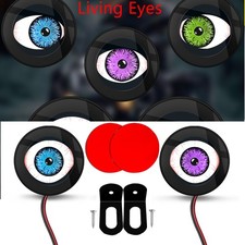 3D Dynamic Devil Eye LED Light Motorcycle Decorative lights Car Eyes Lens Light