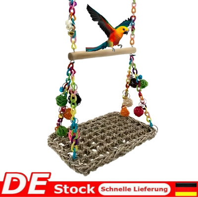 Papagei Schaukel Ständer Vogelkäfig Zubehör für Nymphensittich Wellensittich