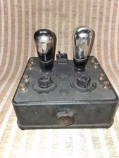 RARE ETHOPHONE DUPLEX RECEIVER VALVE RADIO - BBC - BURNDEPT LTD -1920s -BAKELITE