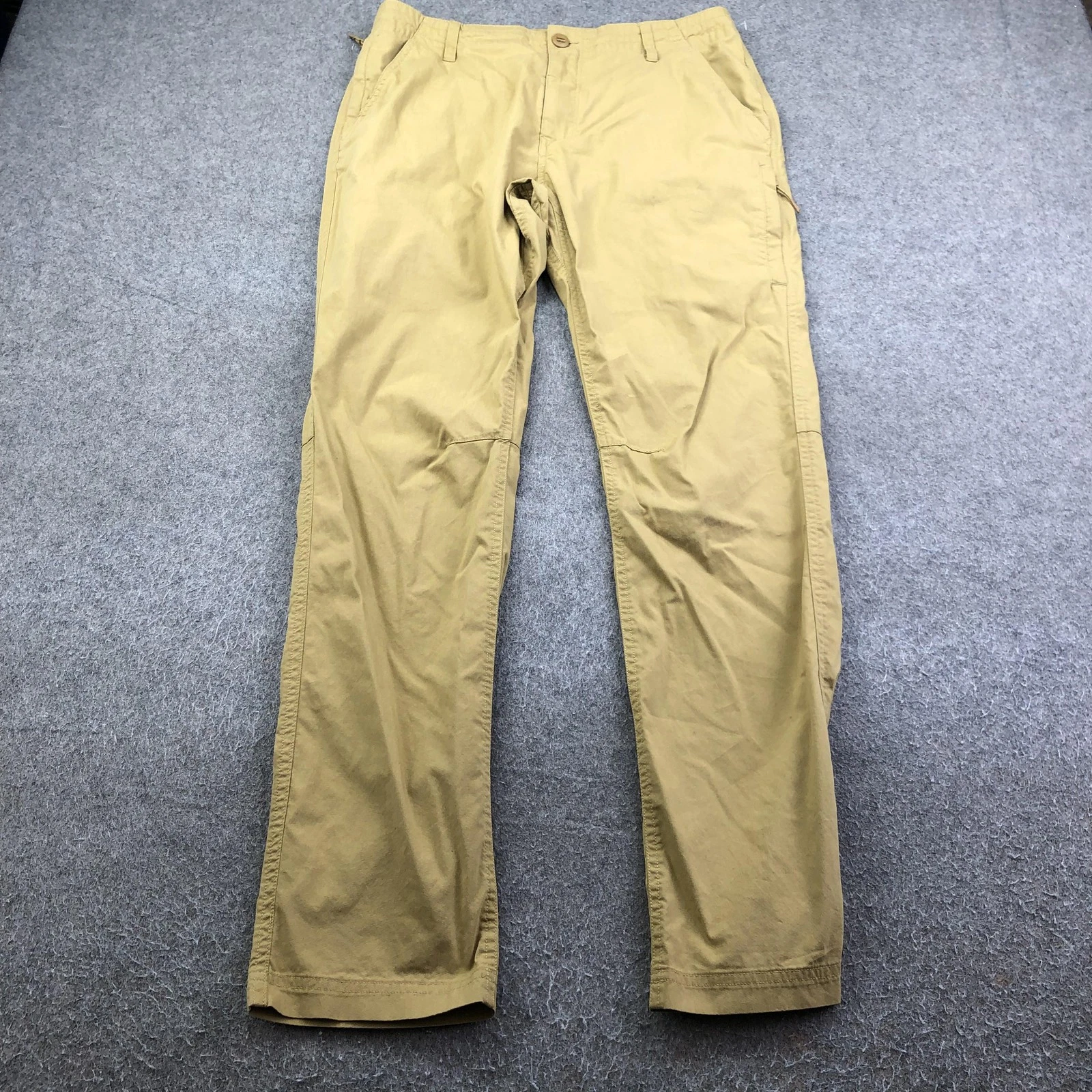 Proof Pants Mens 32 Beige Chino Straight Leg Canvas Casual Workwear Utility