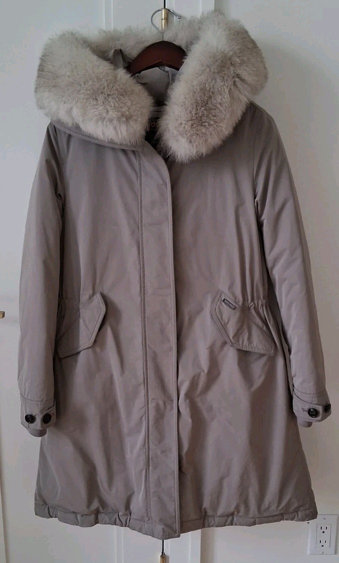 Woolrich Women's Fur Trimmed Hooded Coat