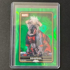 🔌IU 2025 TOPPS CHROME DEADPOOL GREEN LAVA REFRACTOR /99 DOGPOOL #28
