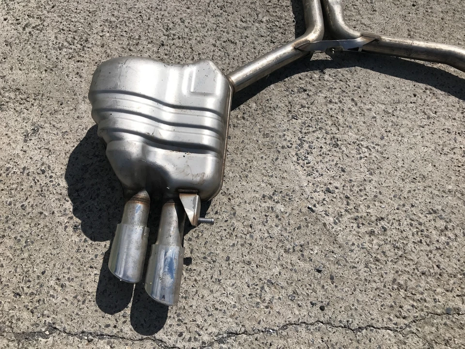 2010-2016 Audi S4 S5 B8 Full Exhaust Muffler Assembly Genuine OEM CLEAN Foto 3 de 4