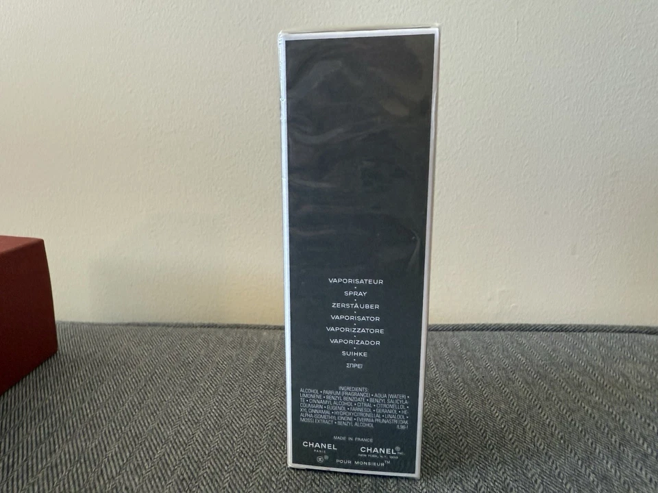 Chanel POUR MONSIEUR Eau de Toilette Men's Spray 3.4fl oz/100ml NEW & SEALED - Image 3 of 4