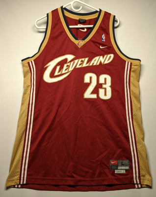 Nike Team Lebron James Cleveland Cavaliers #23 Jersey Maroon Men's