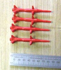 4 x Vintage GI Joe Action Force 1984 Cobra Night Attack Stinger Jeep Missiles