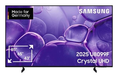 Samsung LED Fernseher Smart TV GU43U8099FUXZG 43 Zoll UHD 4K LED WLAN HDR10+