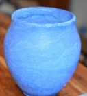 Vintage Roseville? Carnelian or Merrimac? Matte Drip blue mark obscured