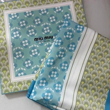 Miu Miu Parfum Novelty Square Scarf from JAPAN