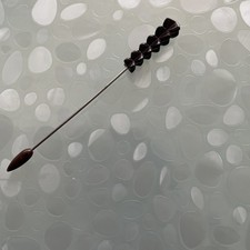 Hutnadel antik braun 11,5 cm