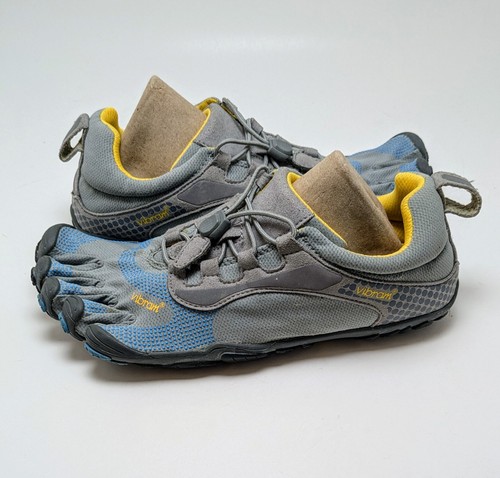 Womens Vibram FiveFingers Bikila W356 Barefoot Running Shoes Gray Blue Size 10