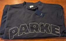 Parke X Target Mockneck Pullover Sweatshirt L/XL - NWT, Navy Blue